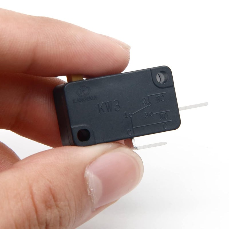 BokWin 1 Pcs KW3 Snap Action Switch 125V/250V,Micro Limit Switch for Air Fryer Microwave Vacuum Cleaner Coffee Machine(Normally Open) - Image 3